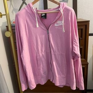 NIKE Plus Size Pink Sportswear Gym Vintage Hoodie Size 3x
